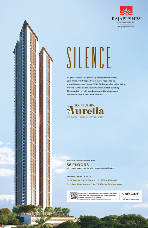 Rajapushpa Aurelia print ad